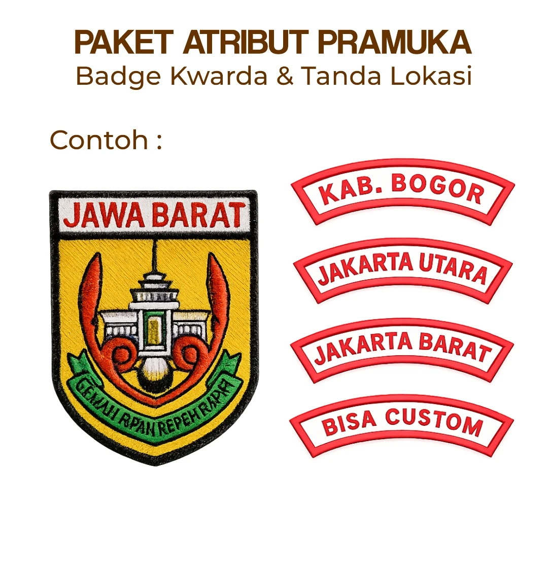 Paket Badge Kwarda & Tanda Lokasi