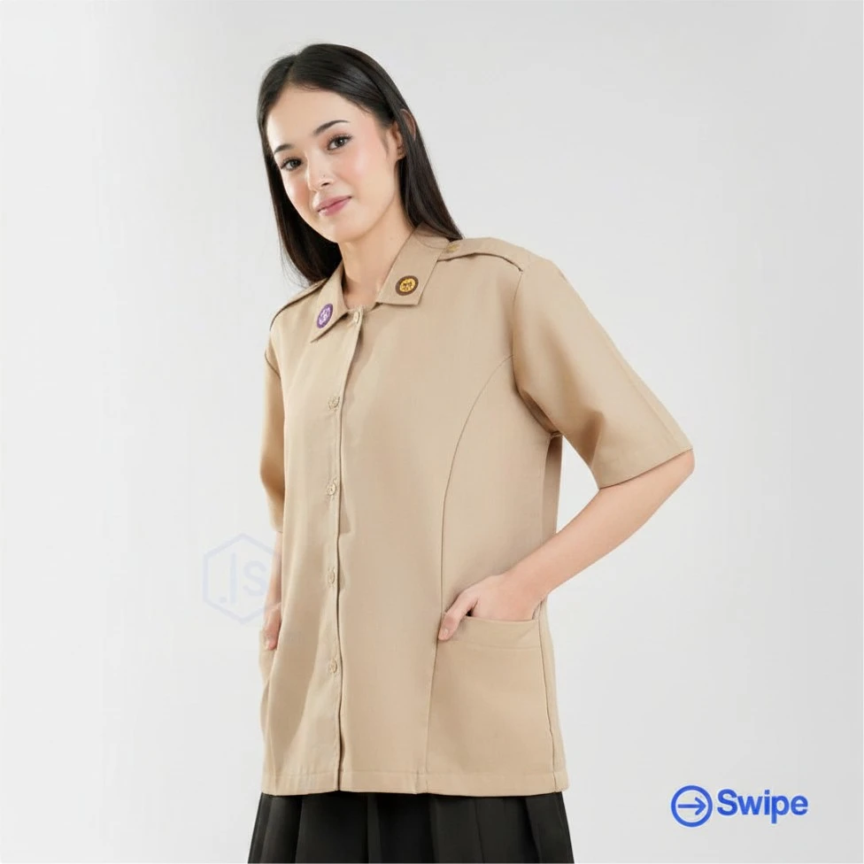 Pembina - Atasan Pramuka Lengan Pendek Putri (PI)