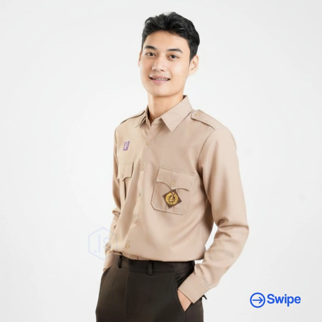 Penegak/Pandega - Atasan Pramuka Lengan Panjang Putra (PA)