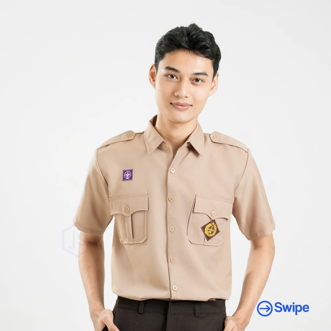 Penggalang - Atasan Pramuka Lengan Pendek Putra (PA)