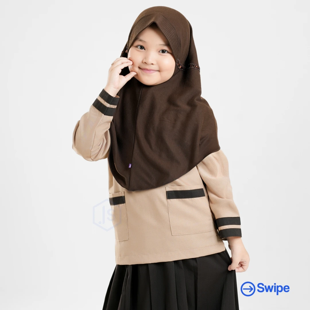[PREMIUM] Siaga - Atasan Pramuka Lengan Panjang Putri (PI)